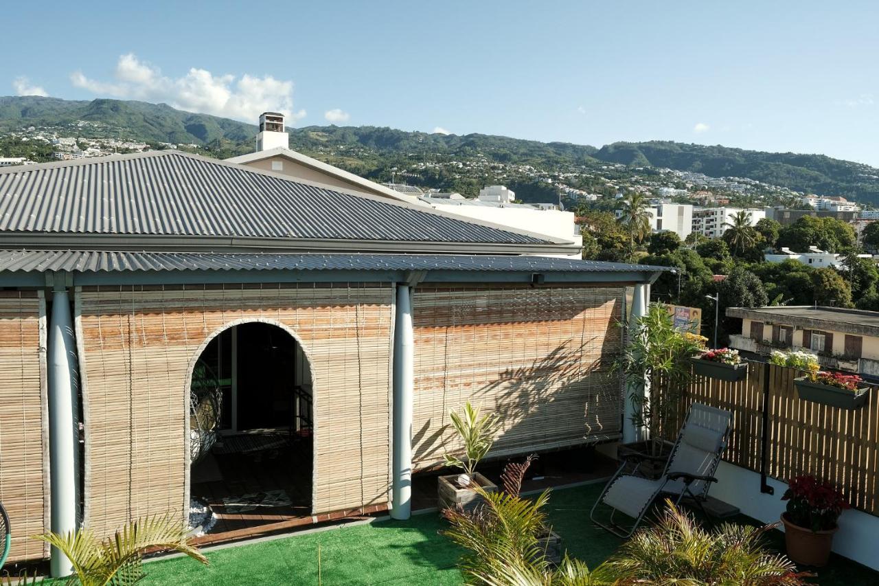 Appart'Eden : Vue Panoramique Sur Saint-Denis Sainte-Clotilde Exterior foto